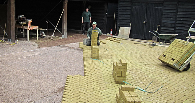 SUDS block paving from FT Gearing Landscape Services