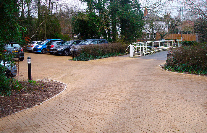 Small civils car park construction