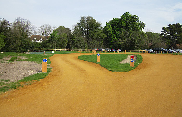 Car park at Natural History Museum Tring